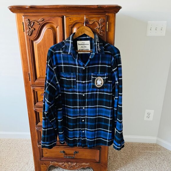 Cakeworthy Wandavision Agatha All Along Flannel Shirt, Size XL - Picture 1 of 3